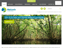 Tablet Screenshot of malaysia.wetlands.org